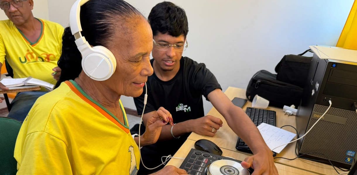 IDAHRA realiza curso intergeracional de DJ em parceria com a Universidade da Maturidade (UMA/UFT) e Clube BPM